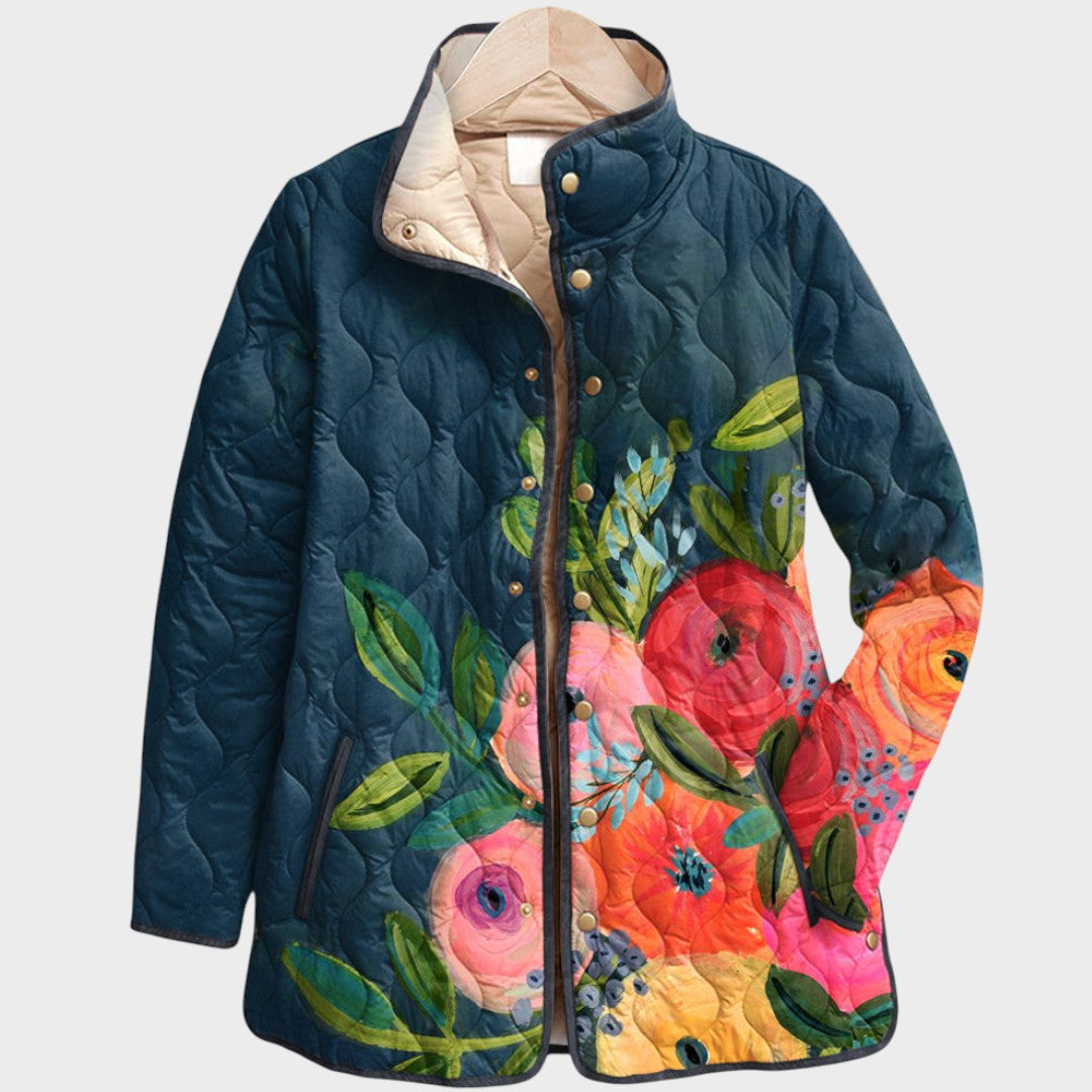 Amelia™ | Chaqueta Acolchada Estampada