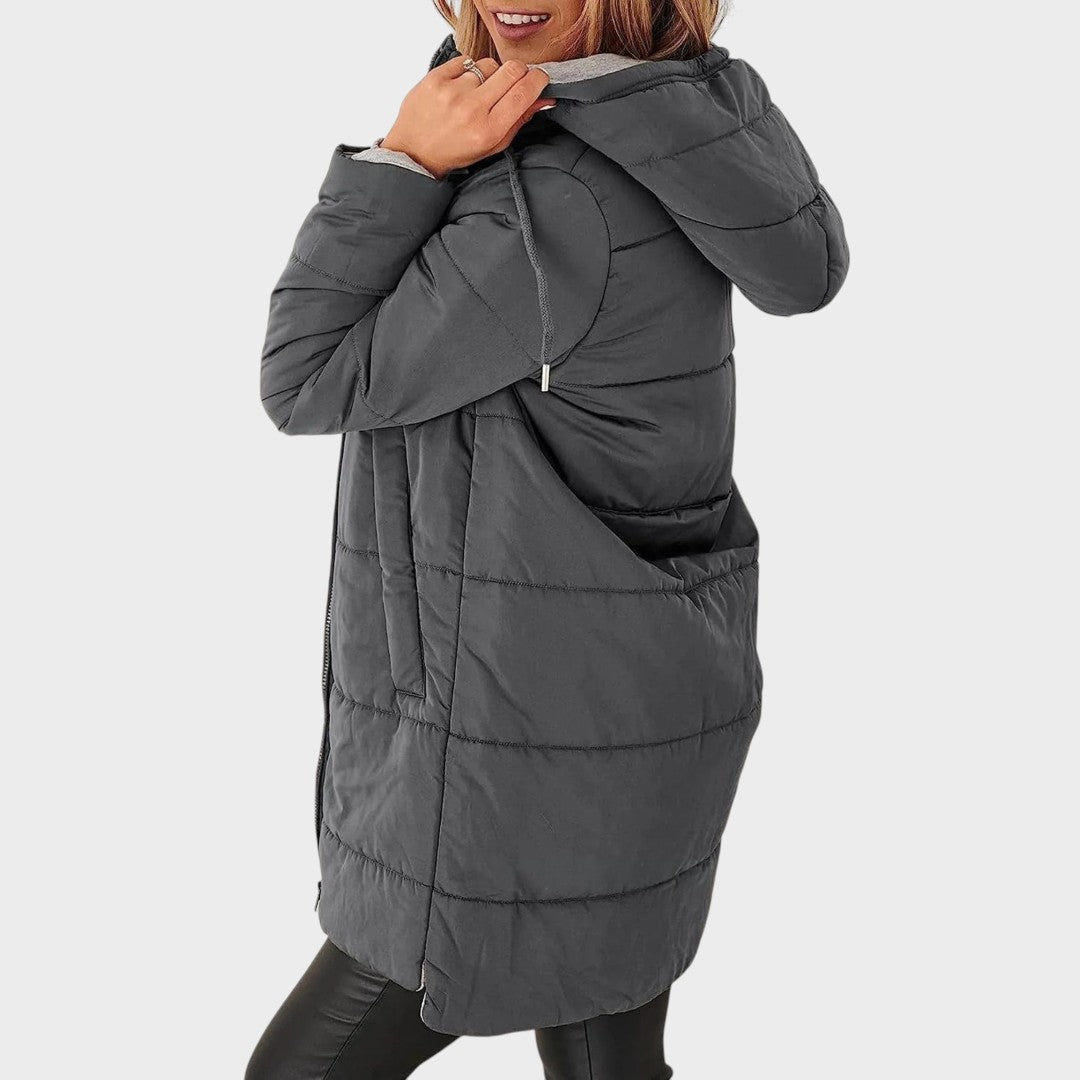 Antonia™ | Abrigo Acolchado con Capucha