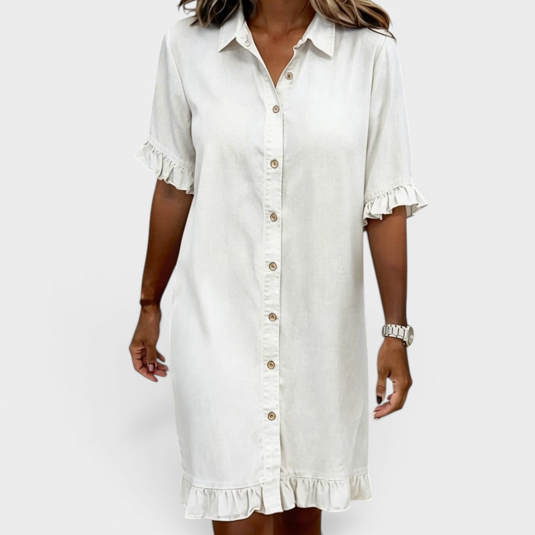 Camille™ | Vestido elegante de denim