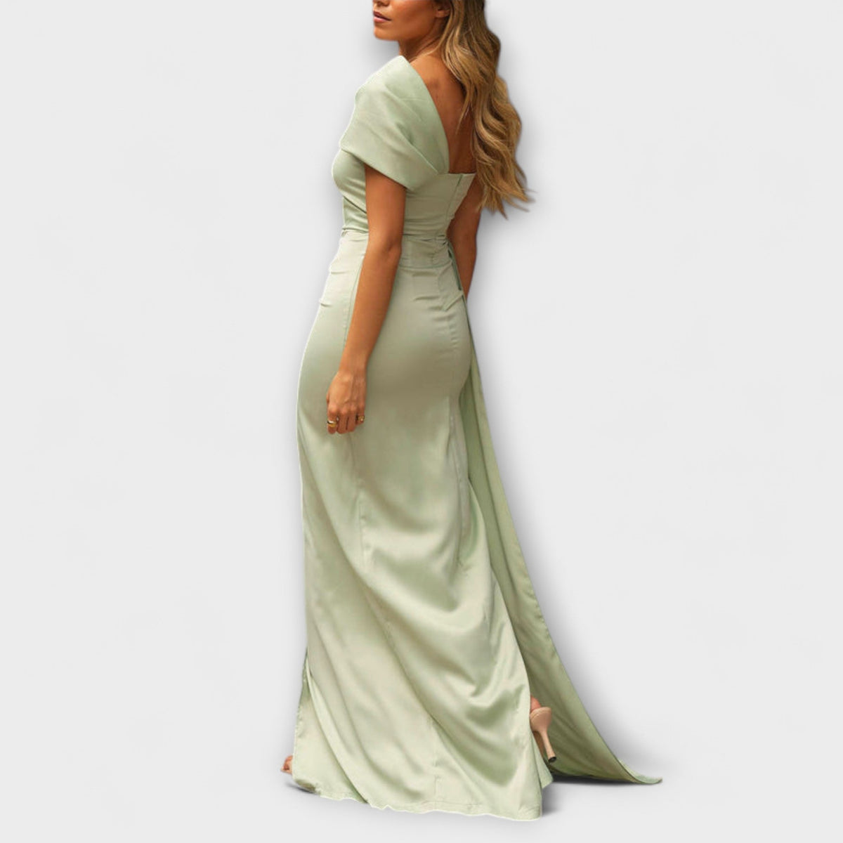 Bellamy - Vestidos maxi elegantes de un solo hombro