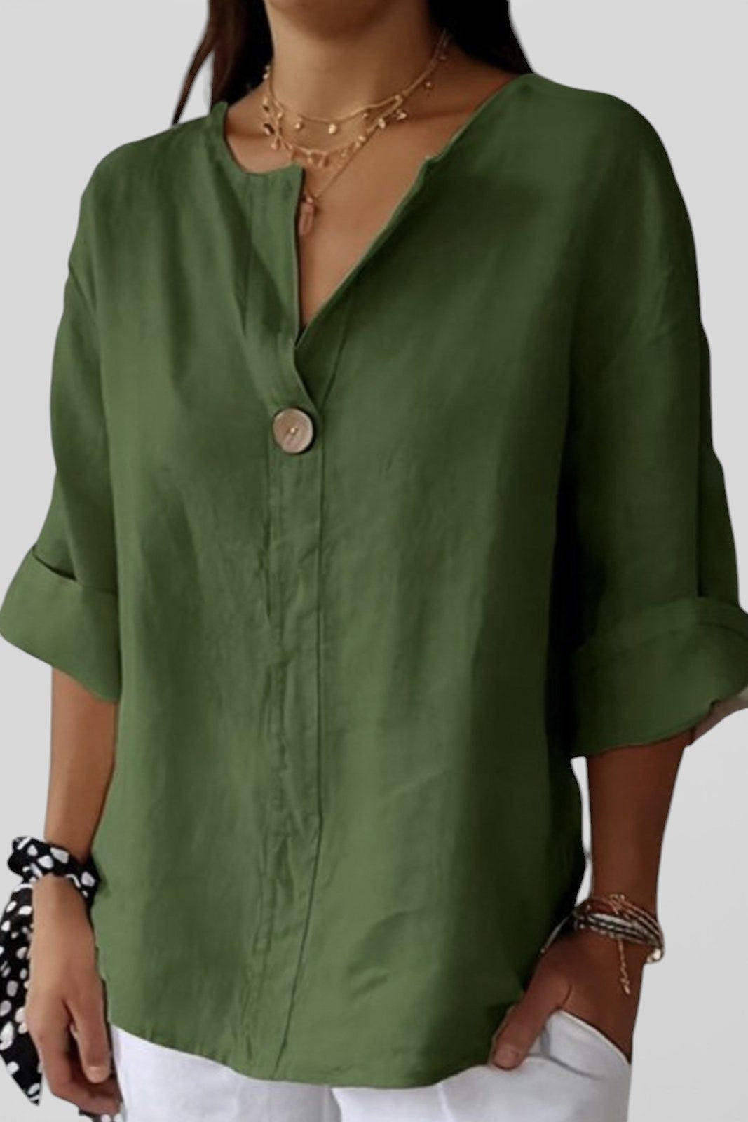 Tamara | Top de lino casual