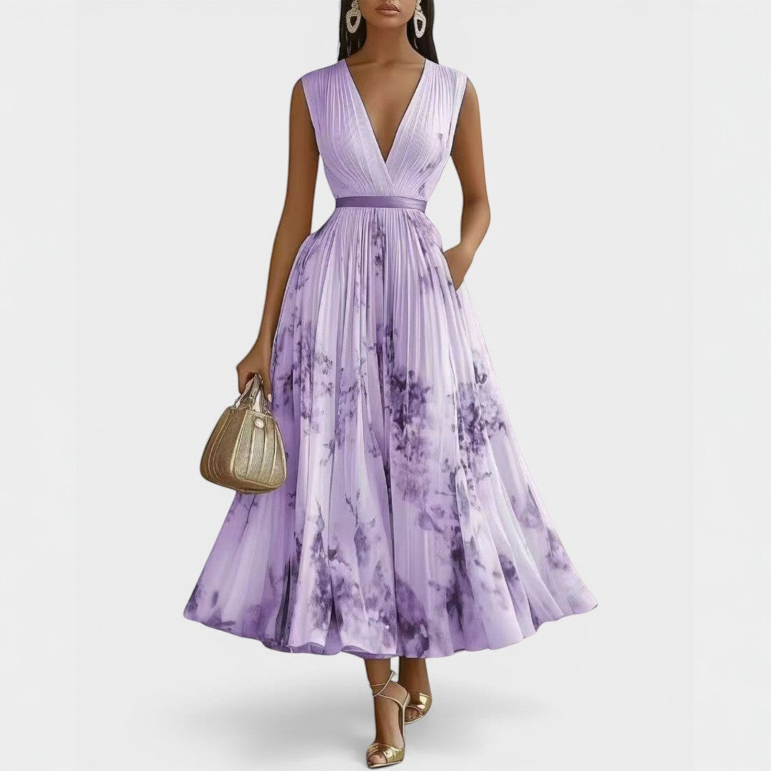 Franka | Vestido plisado elegante
