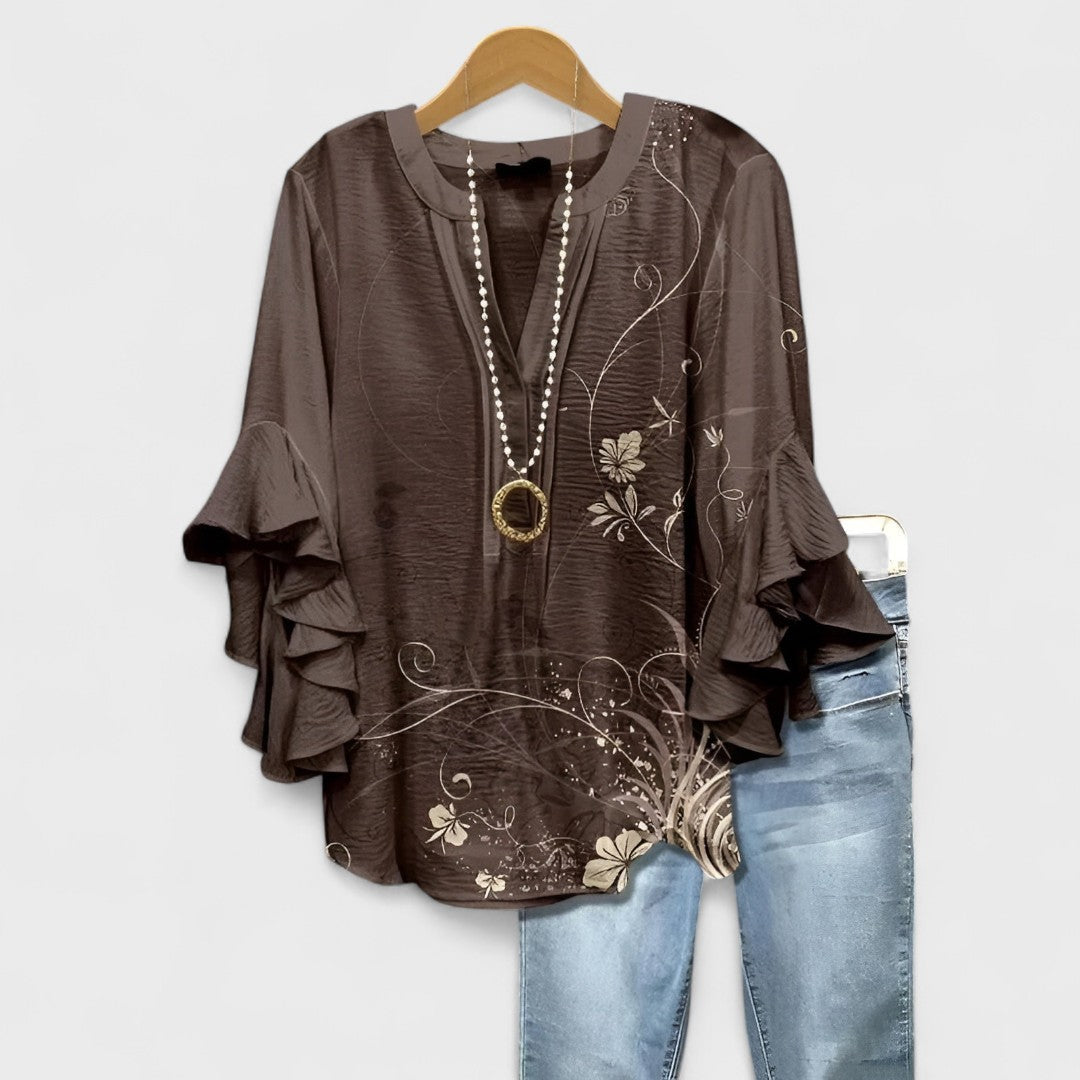 Elisabet - Blusa de verano ajustable