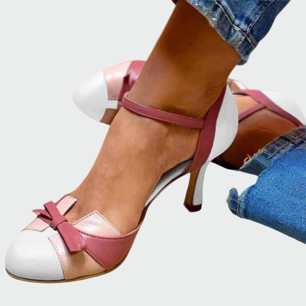 Karolína Zapatos de Noche Lujosos de Satén con Lazo
