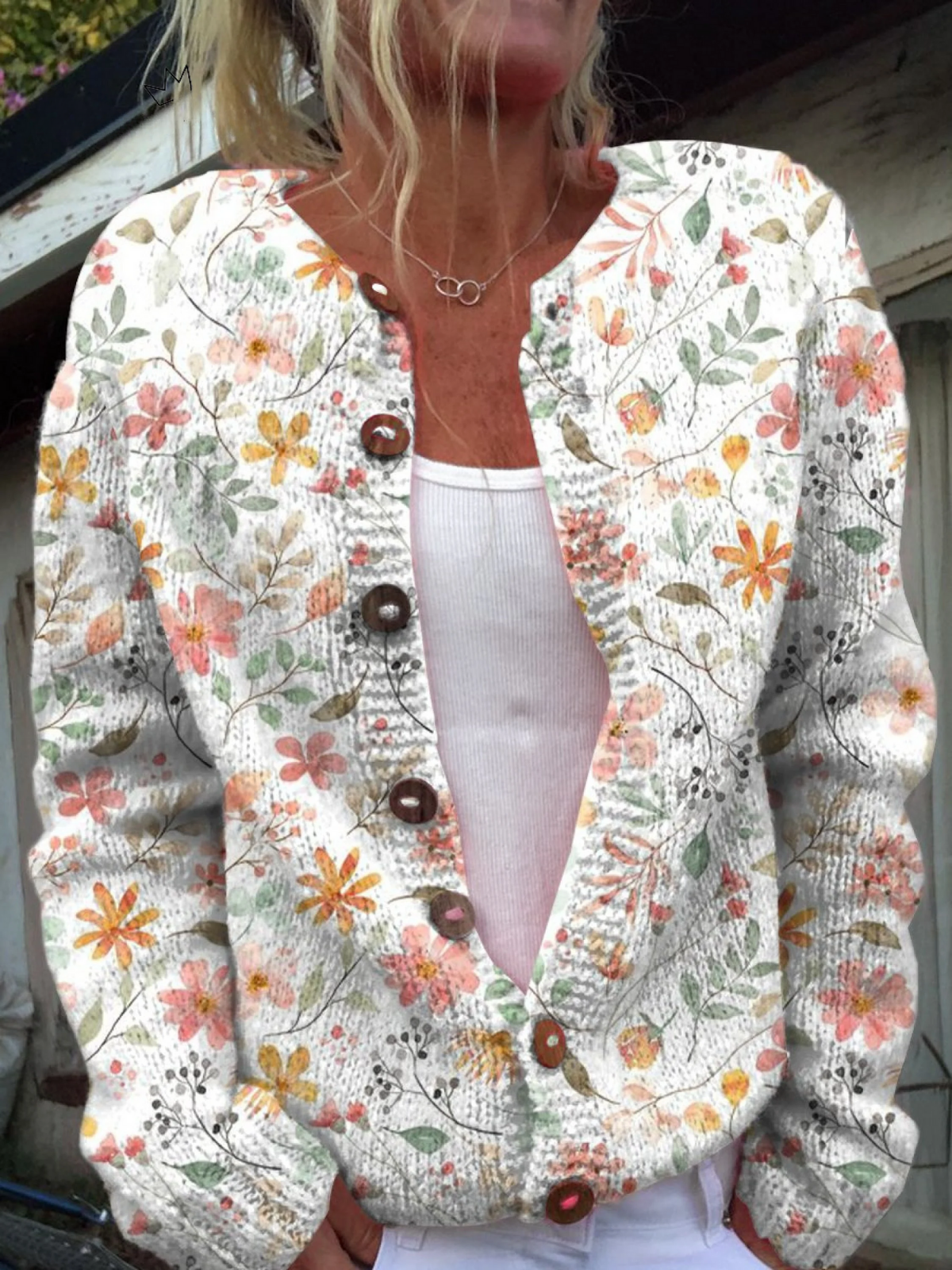 Griselda™ | Cárdigan de Punto Floral