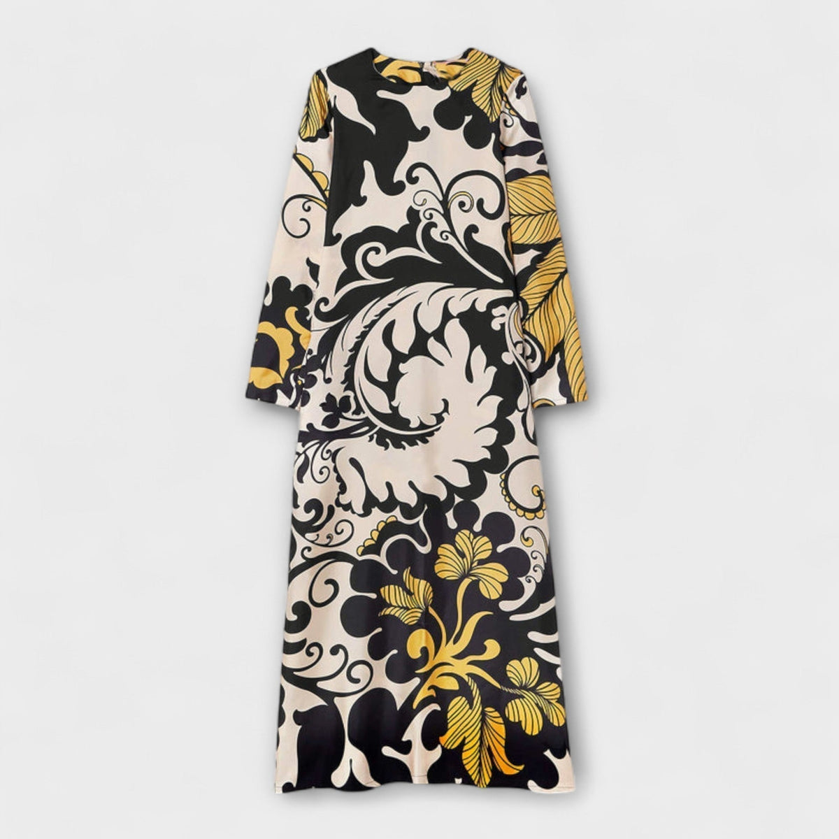Luana - Vestidos Midi Eficaces en Tejido Satinado