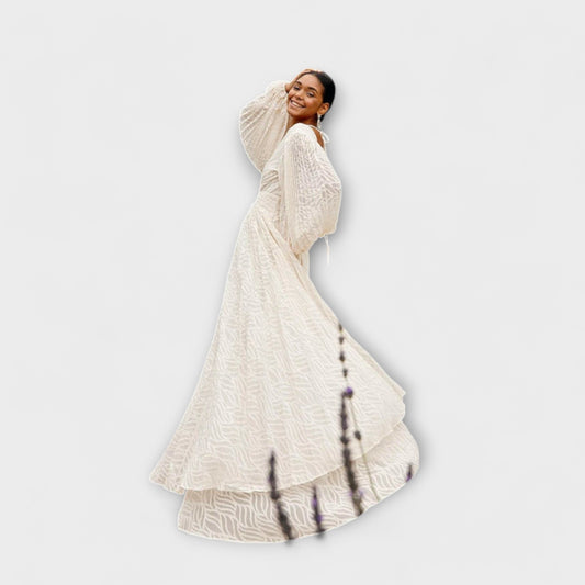Elsa - Vestidos Maxi Crema de Alegoría