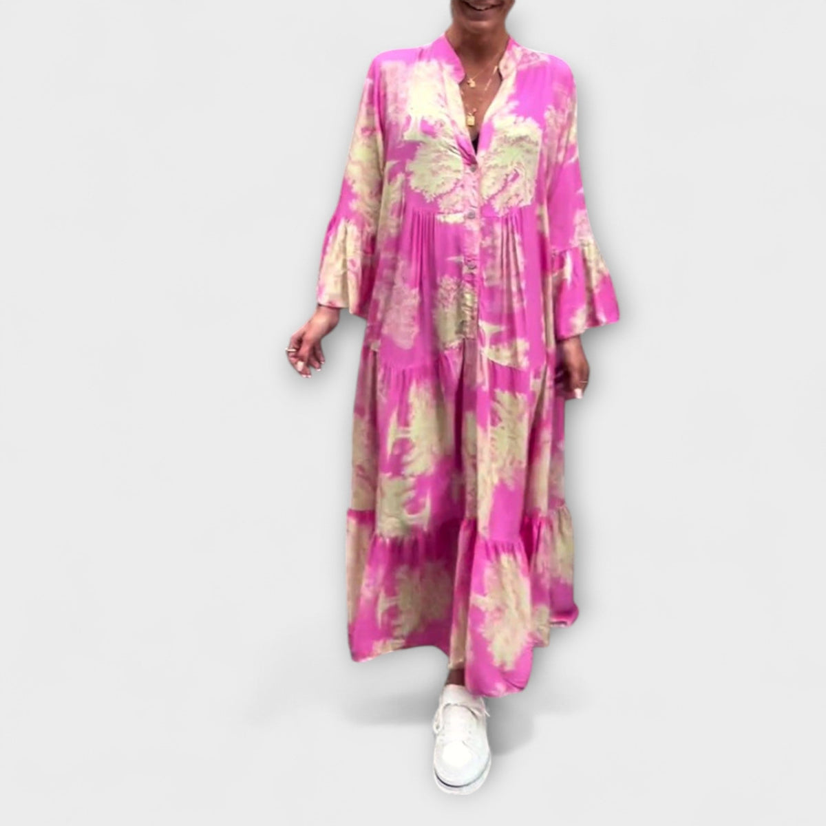 Nerina - Vestidos maxi florales elegantes
