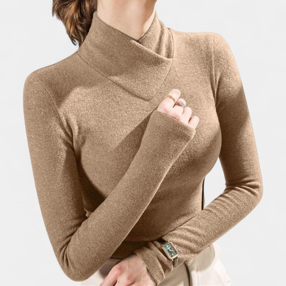 Veronika – Suéter elegante de corte ajustado