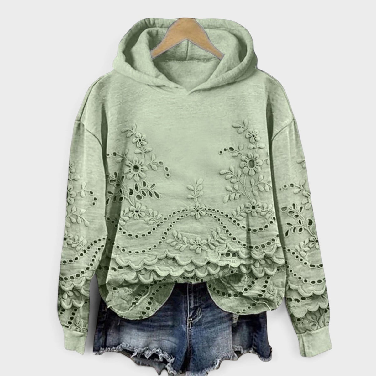 Maura™ | Sudadera con Capucha de Encaje