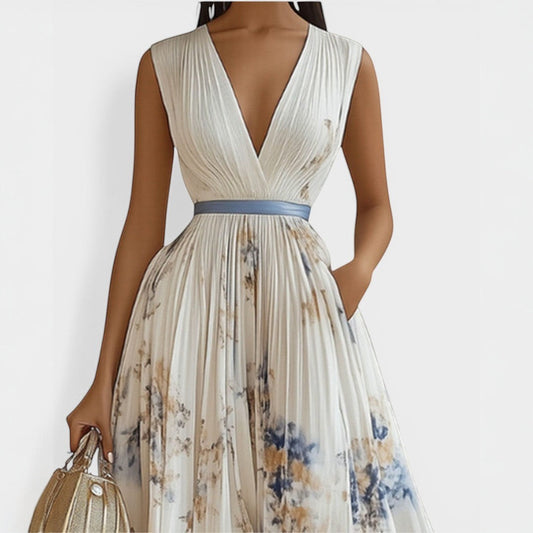 Franka | Vestido plisado elegante