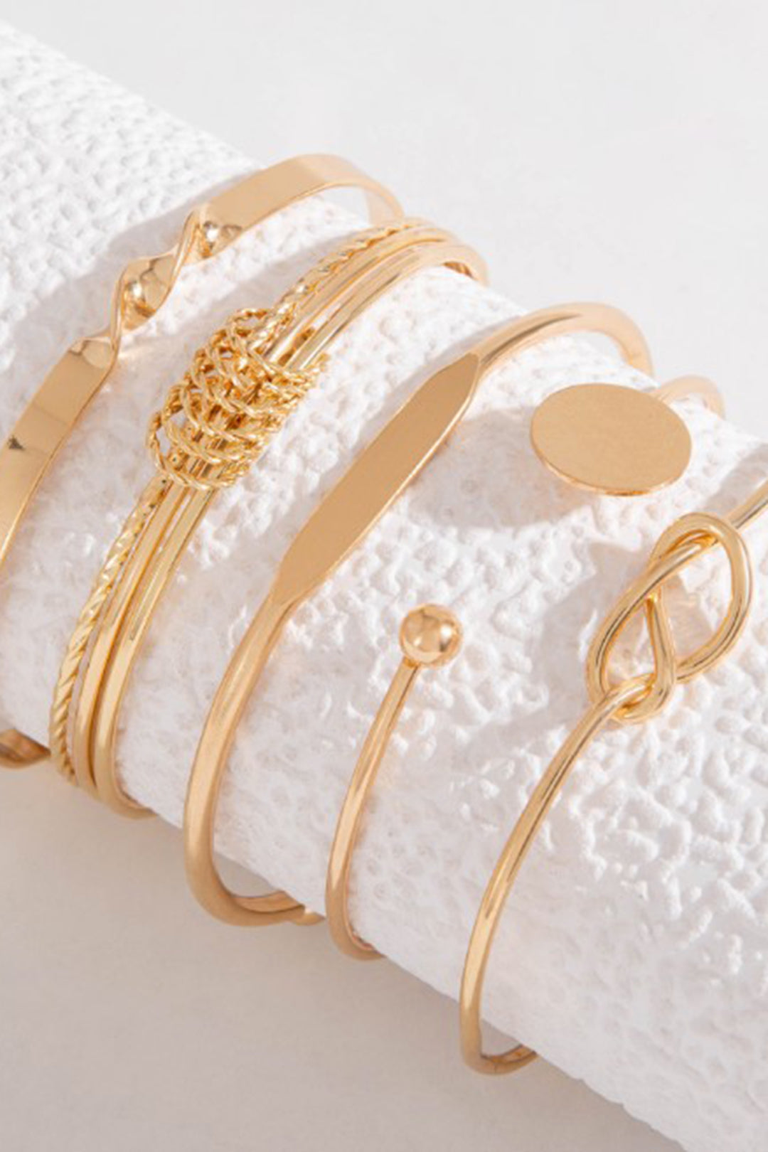 Pulsera Abierta Geométrica