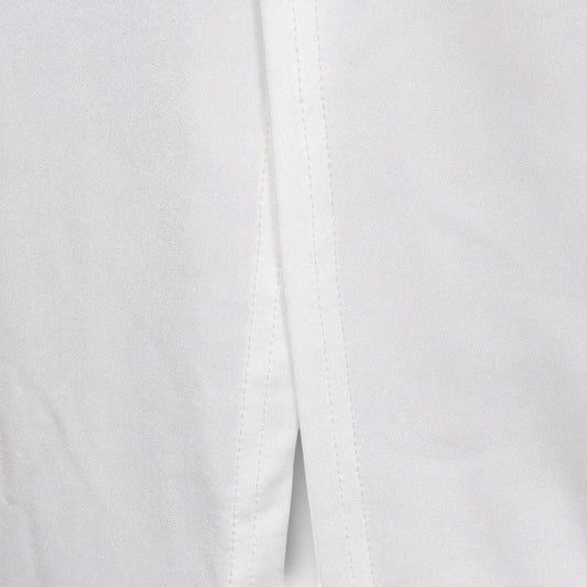 Selah - Vestidos blancos de manga larga y escote en la cintura con acentos de piedras