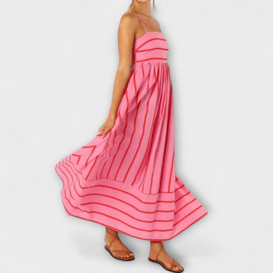 Svea - Vestido maxi en Bare Bloom