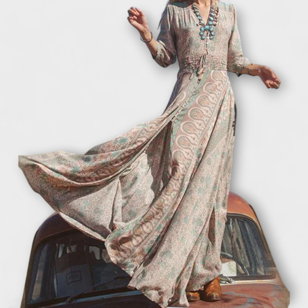 Vestido Maxi Boho Confortable