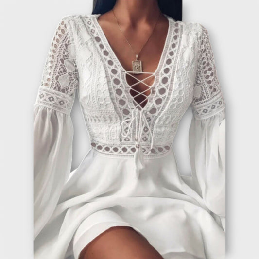 Skadi - Vestido Boho Corto
