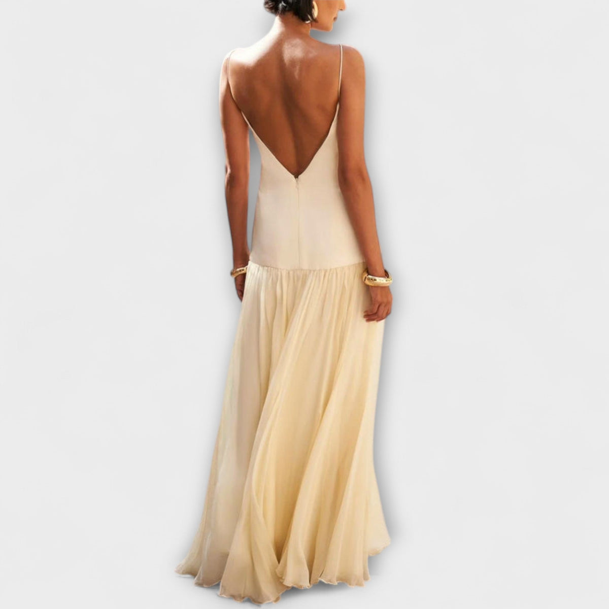 Solene - Vestido maxi Duga Fía Flows
