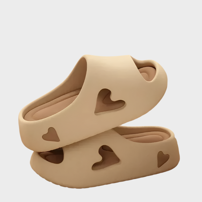 Pantuflas en Forma de Corazón
