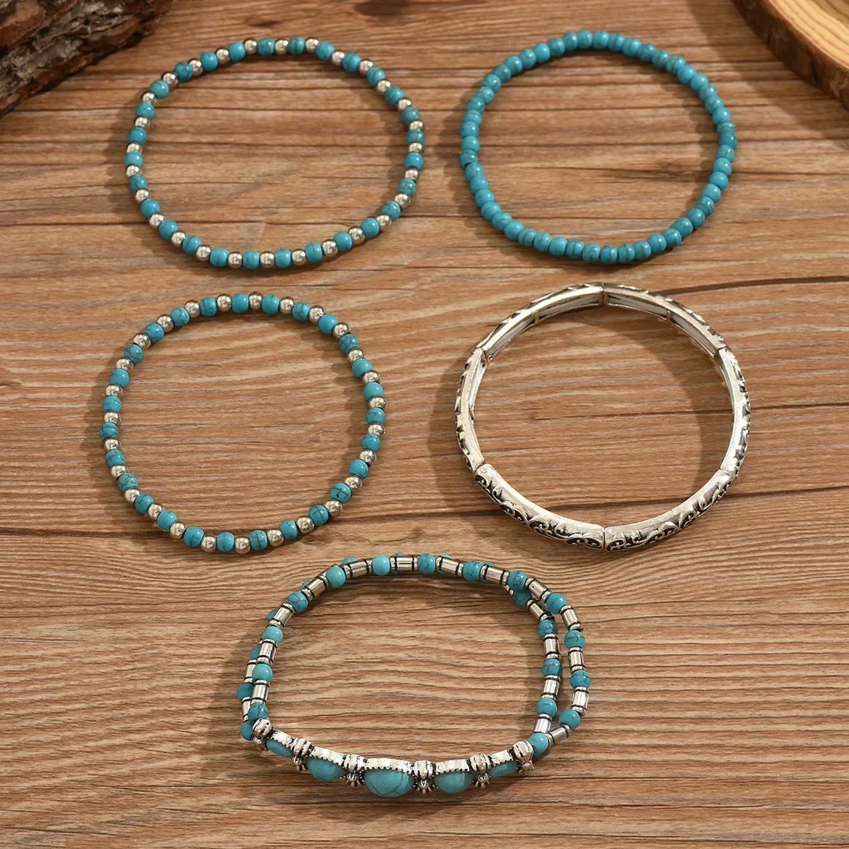 Verónica™ | Set de Pulseras con Cuentas