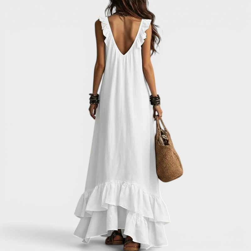 Fabiana | Vestido Boho con Volantes