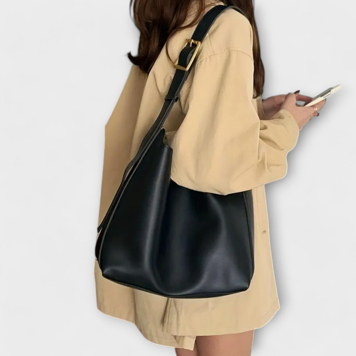 Isaure │ Elegante Bolso de Hombro de Cuero