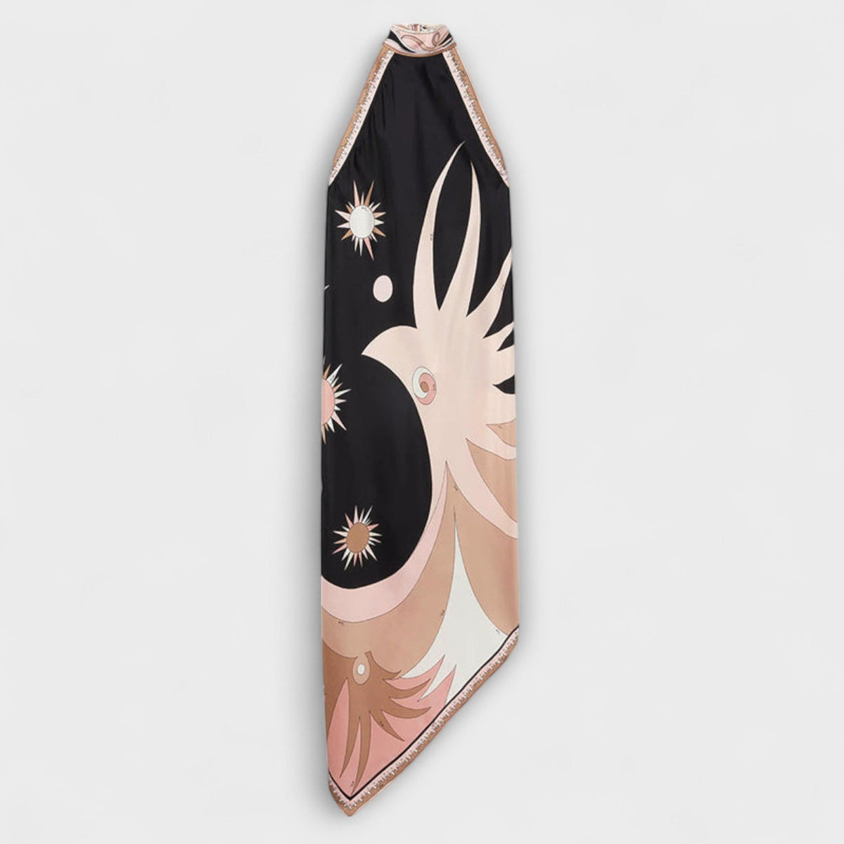 Ivy - Vestido satinado único con tirantes