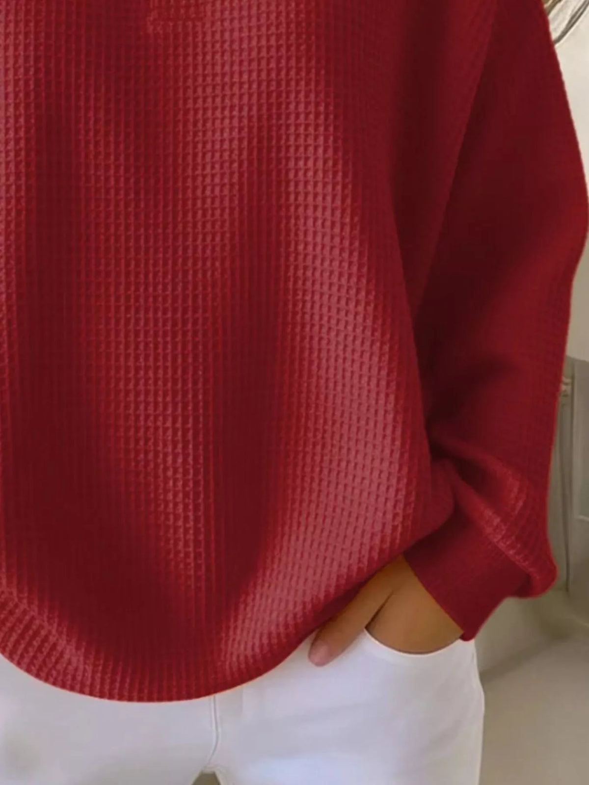 Adelina™ | Top de Tejido Waffle