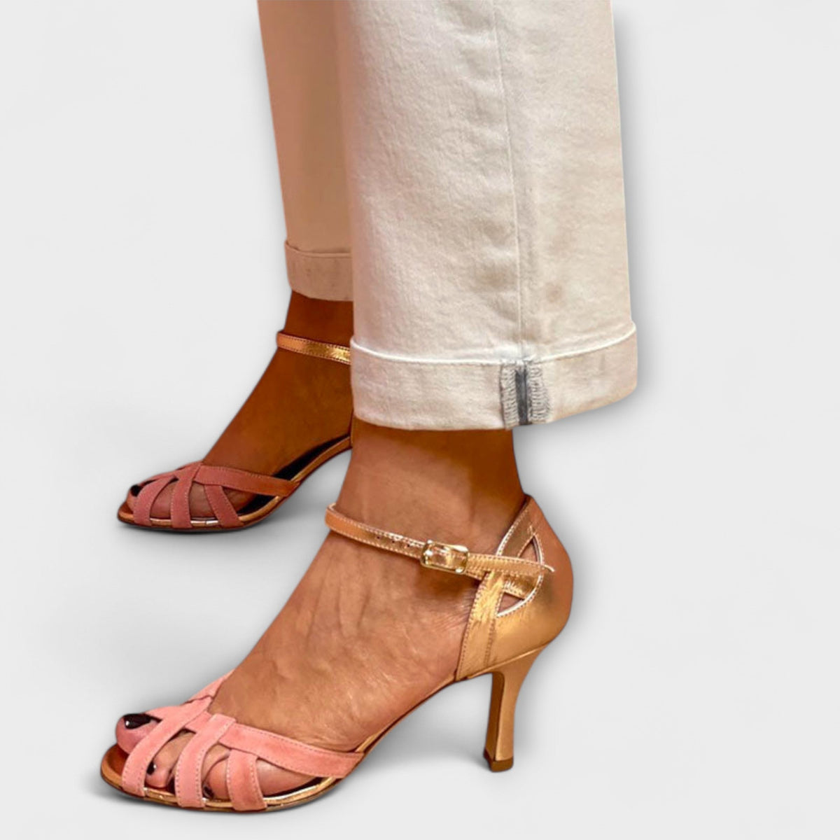 Sandalias Elegantes con Tacón Věnceslava