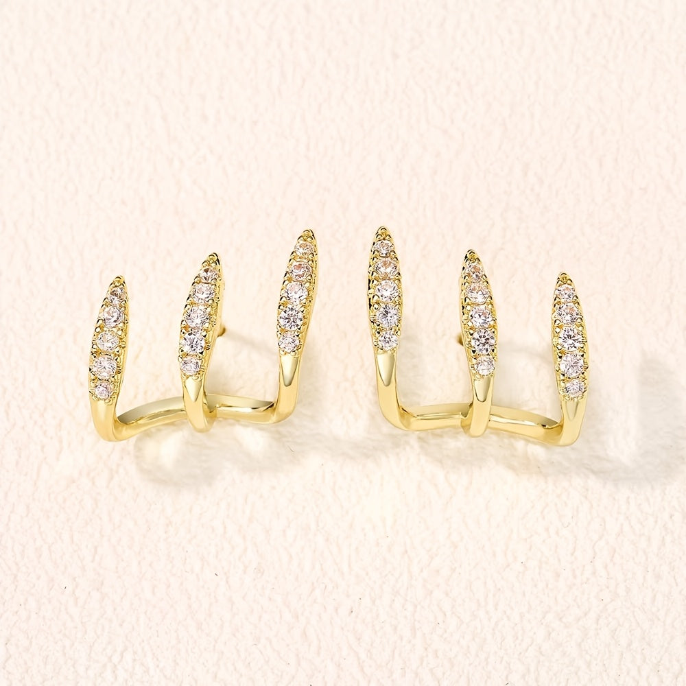 Flora™ | Pendiente Triple Elegante