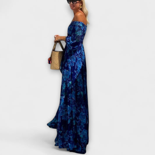 Ginepro - Vestido Maxi Floral Sin Mangas para las Vacaciones