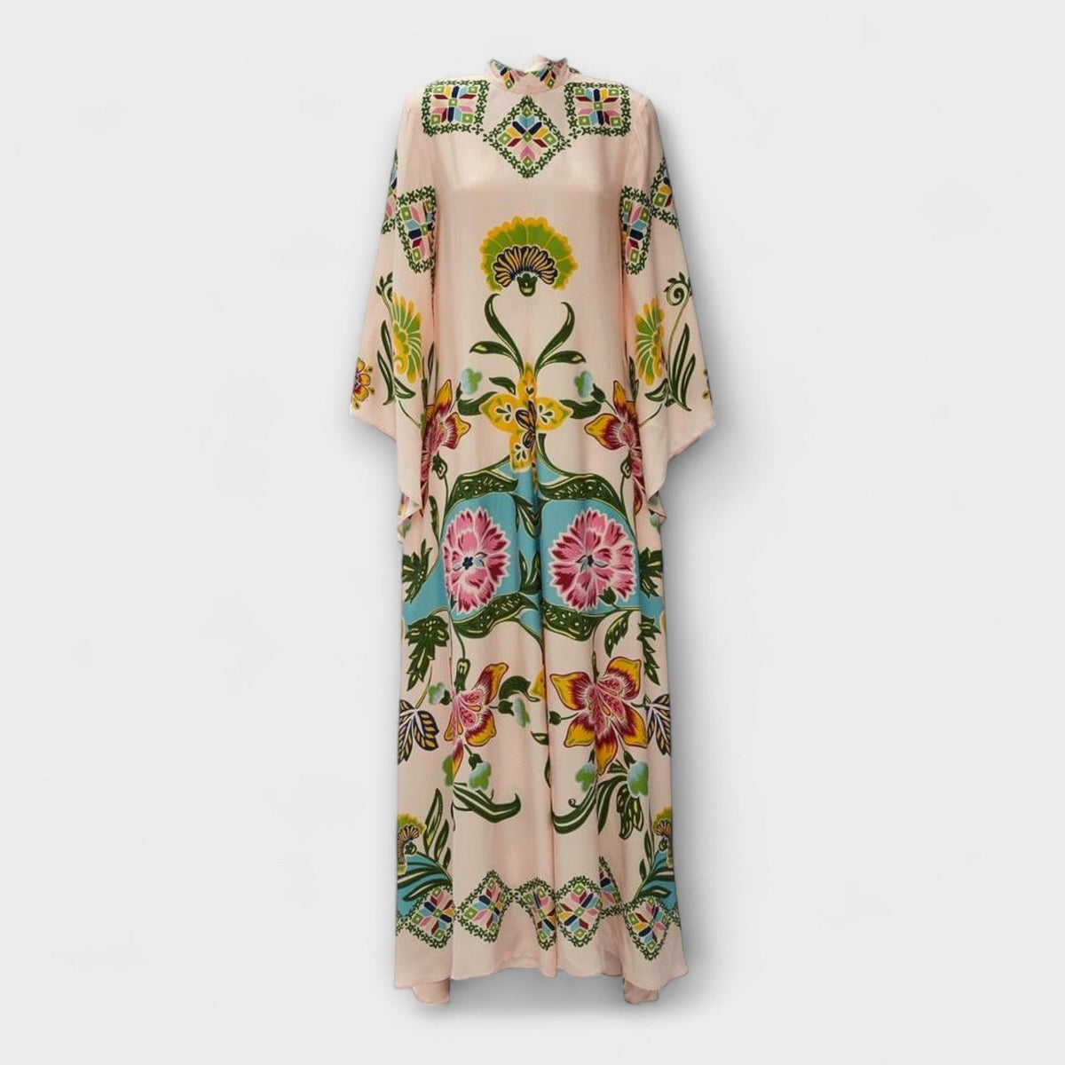 Lisa - Vestidos maxi elegantes con motivo floral y diseño casual
