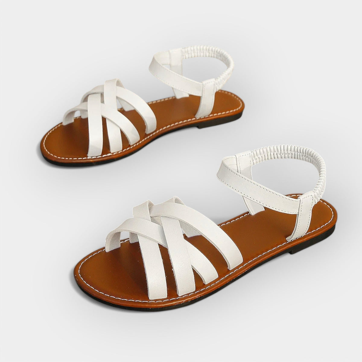 Sandalias hechas a mano con correas ajustables