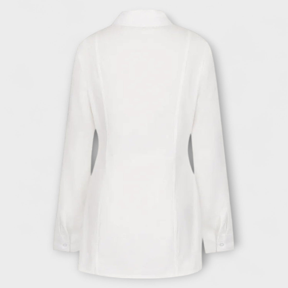 Indie - Vestidos blancos plisados de manga larga