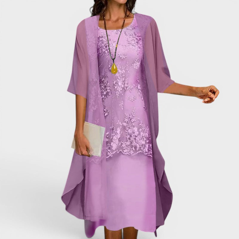 Éléonore | Vestido elegante de dos piezas