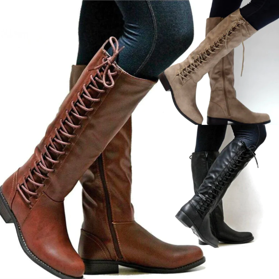 Rebeca™ | Botas Altas de Charol Duraderas
