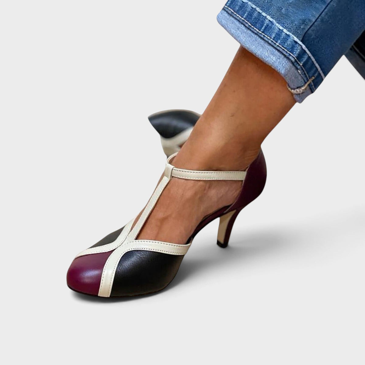 Josefina™ | Sandalias Retro con Tira en T
