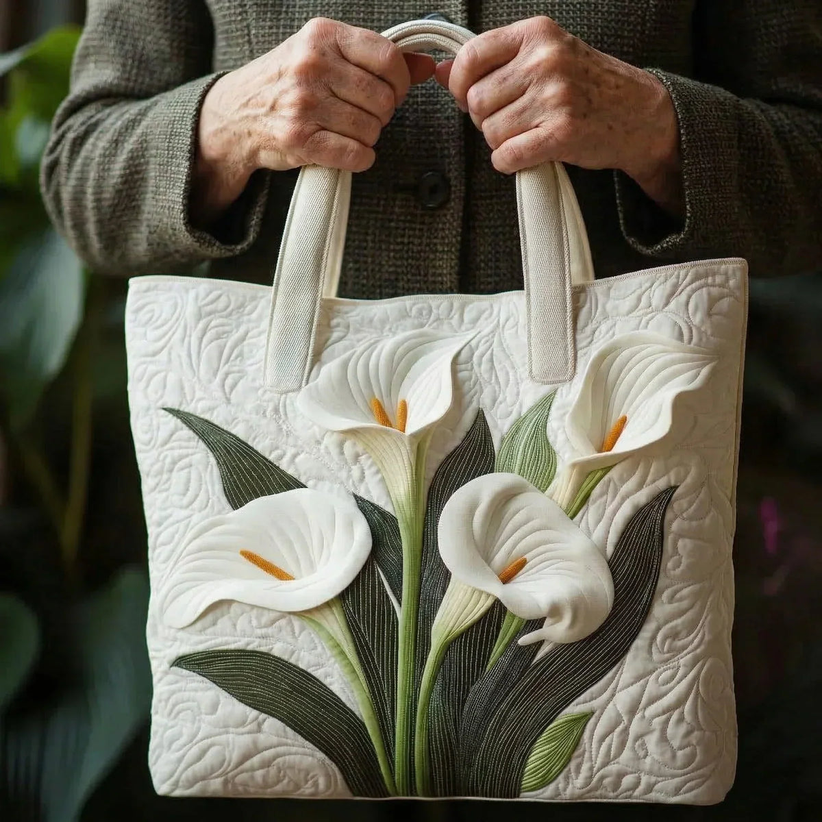 Lirios | Bolso Artesanal Acolchado
