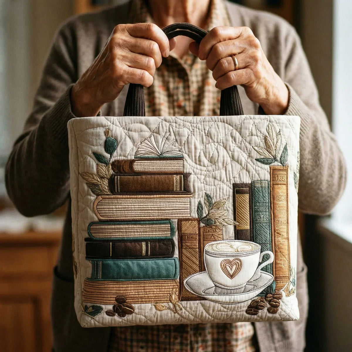 Capítulo Café | Bolso Artesanal Acolchado