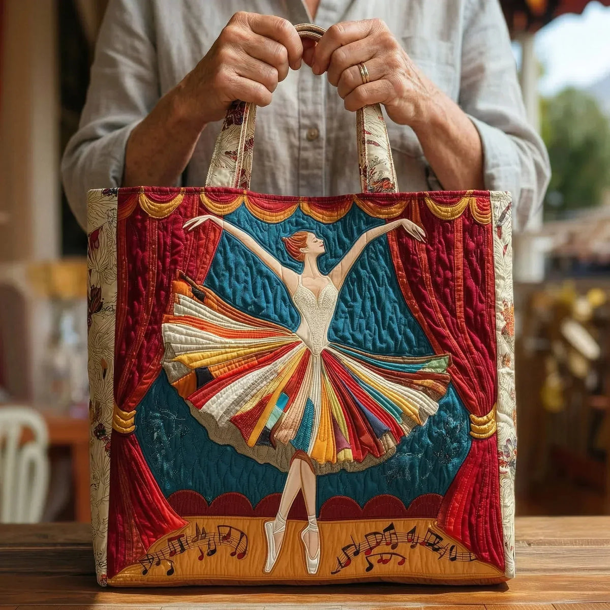 Bailarina Elegante | Bolso Artesanal Acolchado