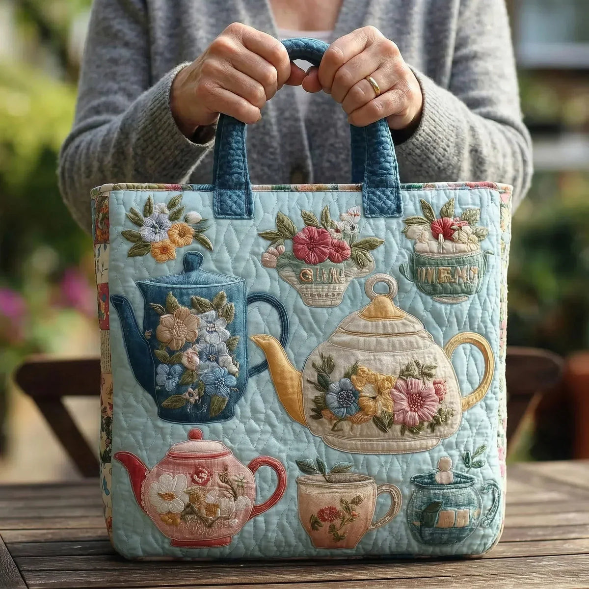 Jardín Silvestre | Bolso Artesanal Acolchado