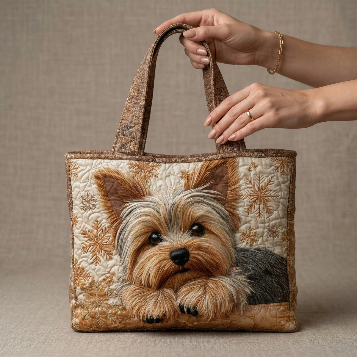 Yorkshire Adorable | Bolso Artesanal Acolchado