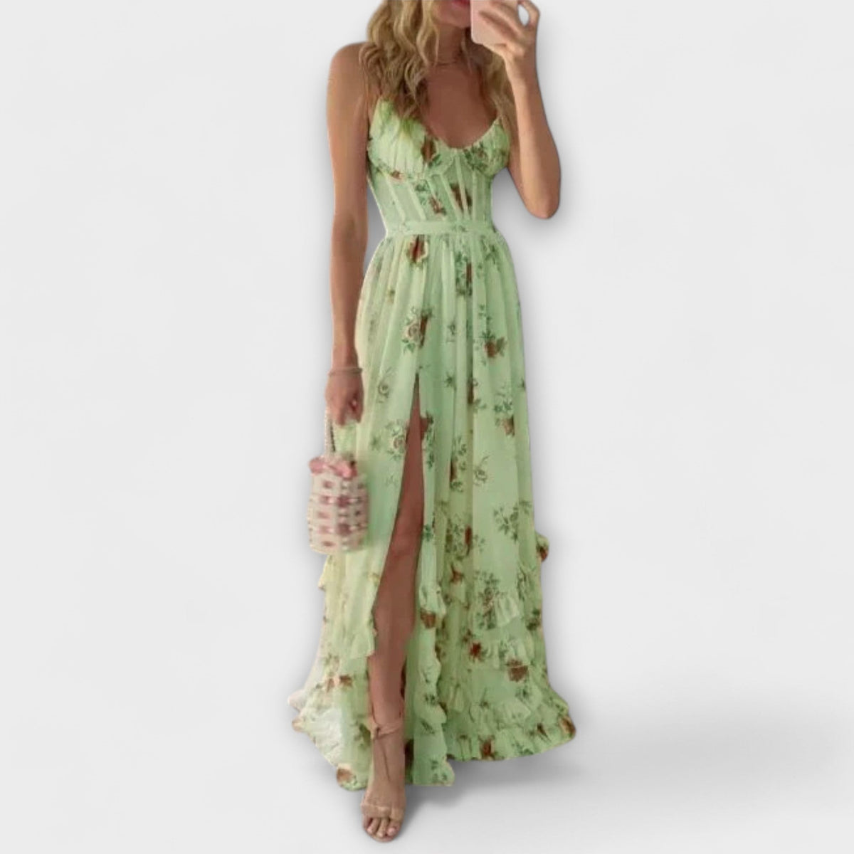 Hazel - Vestido de motivos florales