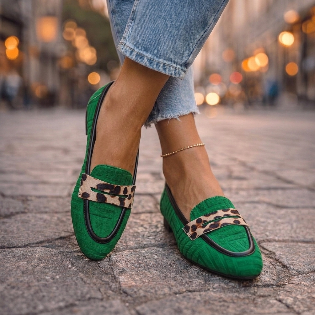 Florencia™ | Mocasines de Leopardo