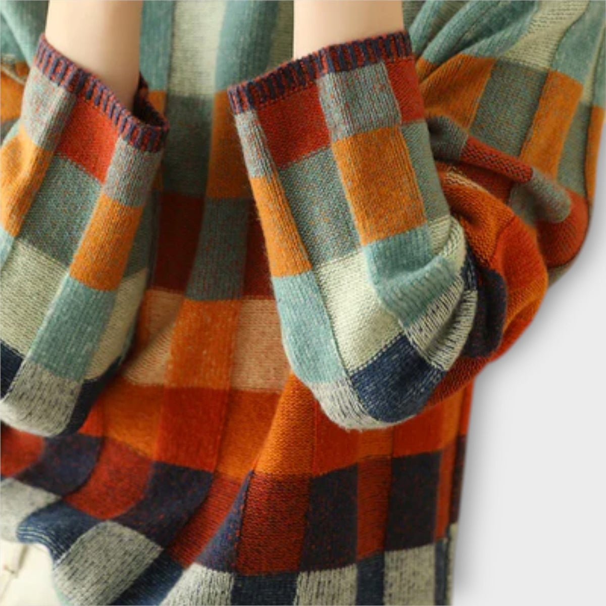 Erika – Suéter con motivo patchwork