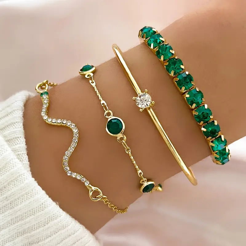 Aurora™ | Set de Pulseras Vintage con Circonita