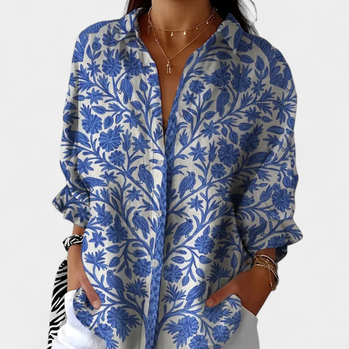 Nika – Blusa de verano con un diseño vibrante