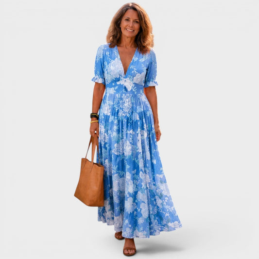 Madeleine | Vestido midi floral elegante