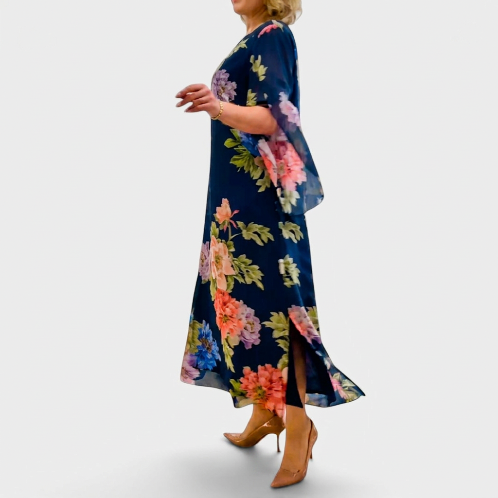 Chloé™ | Vestido largo floral elegante