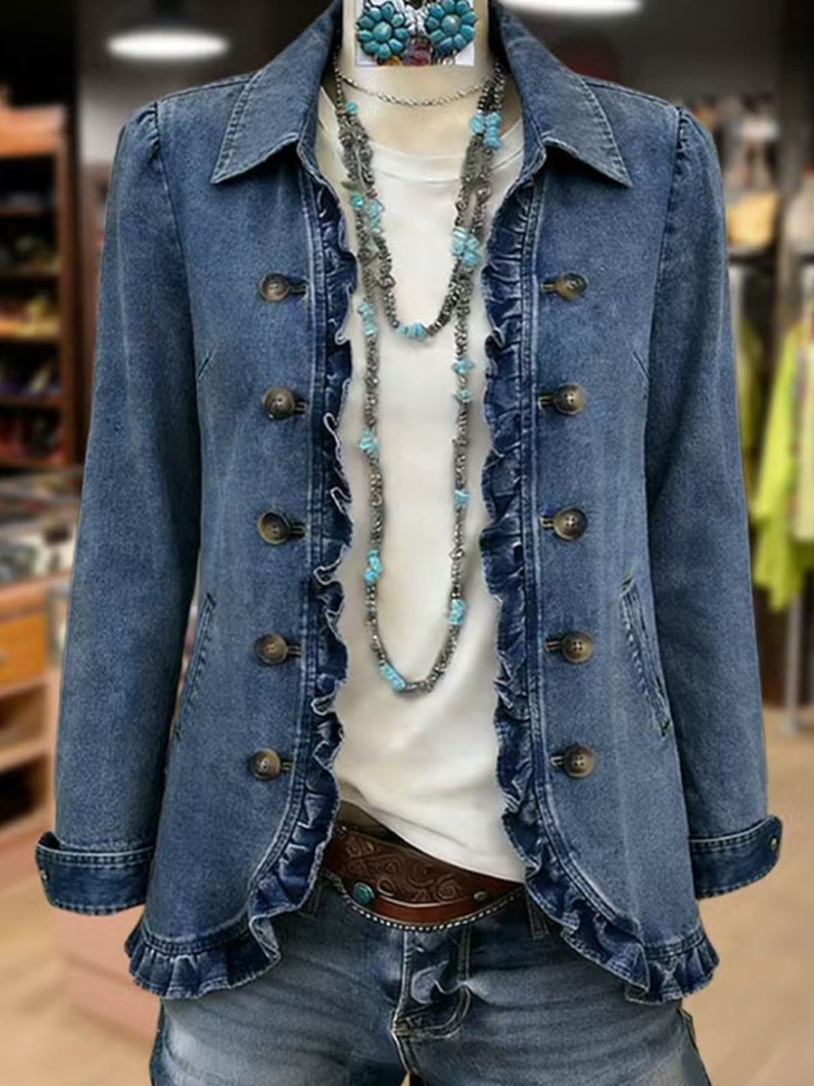 Esperanza™ | Chaqueta con Volantes y Botones