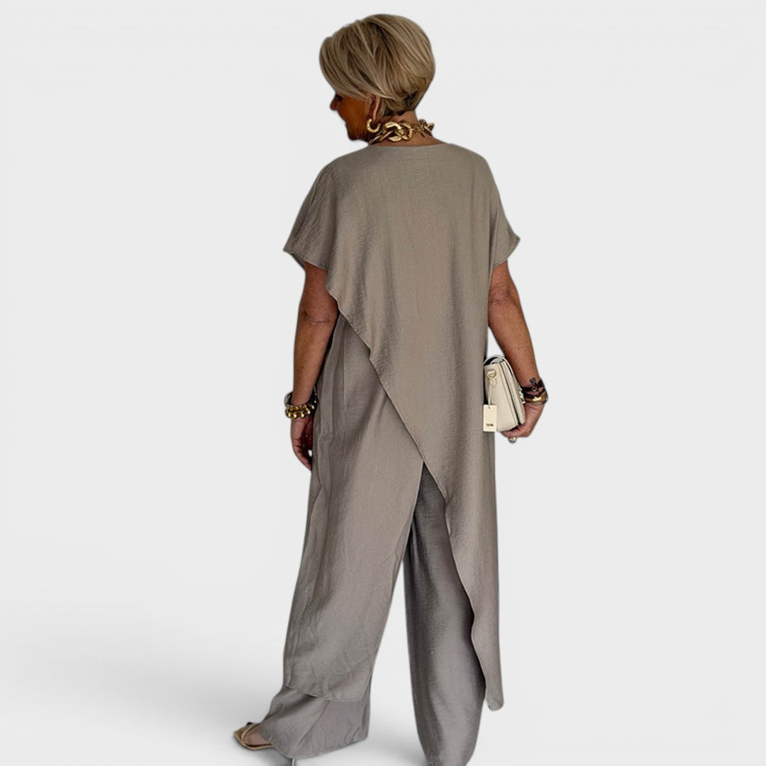 Élise™ | Vestido asimétrico fluido